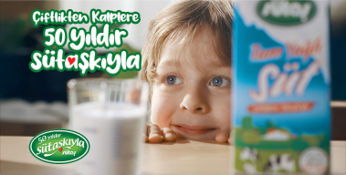 50 Yıldır Sütaşkımız Karşılıklı!<br>Sütaş Süt 50 Yıldır Sütaşkımız Karşılıklı!<br>Sütaş Süt