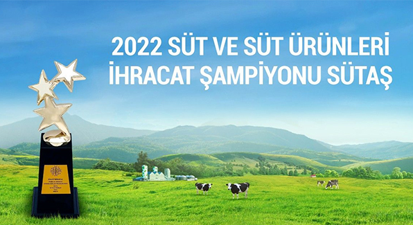 Süt ve süt ürünlerinde 2022’nin ihracat şampiyonu Sütaş Süt ve süt ürünlerinde 2022’nin ihracat şampiyonu Sütaş