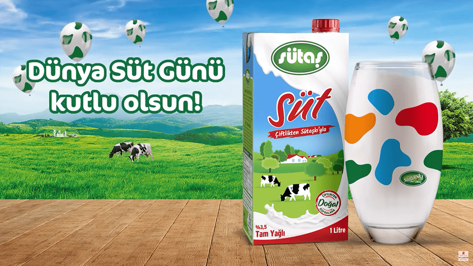 1 Haziran Dünya Süt Günü Kutlu Olsun “Sütaş’ın Aşkı Sütaşkı”