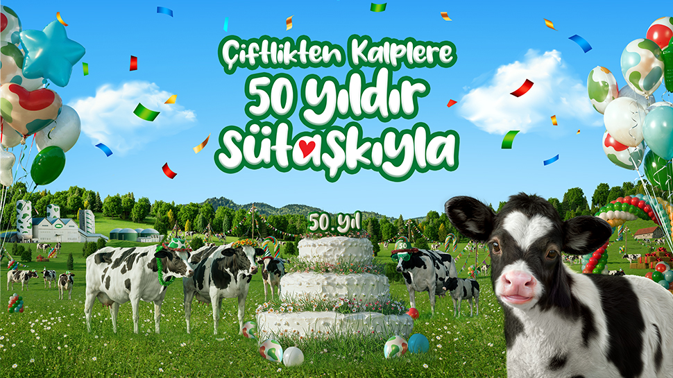 Sütaş, 50. Yıl Coşkusunu “Çiftliklerden Kalplere” Taşıyor! Sütaş, 50. Yıl Coşkusunu “Çiftliklerden Kalplere” Taşıyor!