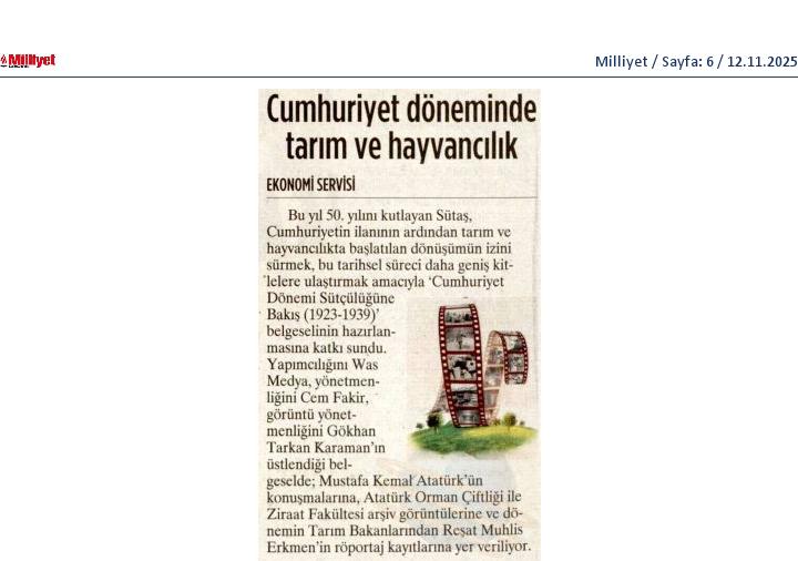 Cumhuriyet Döneminde Tarım ve Hayvancılık Cumhuriyet Döneminde Tarım ve Hayvancılık