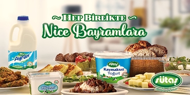 Bayram Gelir İyiliğiyle, Bereketiyle… Sofralarda Sütaş’ın Doğal Lezzetleriyle Bayram Gelir İyiliğiyle, Bereketiyle… Sofralarda Sütaş’ın Doğal Lezzetleriyle