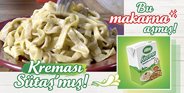 Bu Makarna Aşmış! Kreması Sütaş'mış!