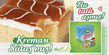 Bu tatlı aşmış, Kreması Sütaş’mış!