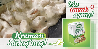 Bu tavuk aşmış, Kreması Sütaş’mış!