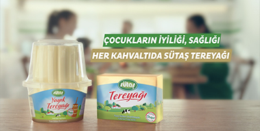 Çocukların iyiliği sağlığı, her kahvaltıda Sütaş Tereyağı!
