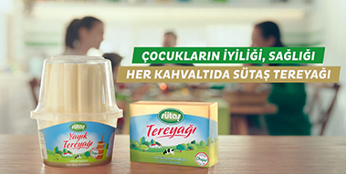 Çocukların iyiliği sağlığı, her kahvaltıda Sütaş Tereyağı!