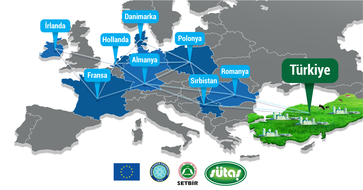 Süt ve Süt Ürünleri Sektöründe Avrupa Mükemmelliği Projesi”nin, Türkiye’deki sektör temsilcisi Sütaş oldu