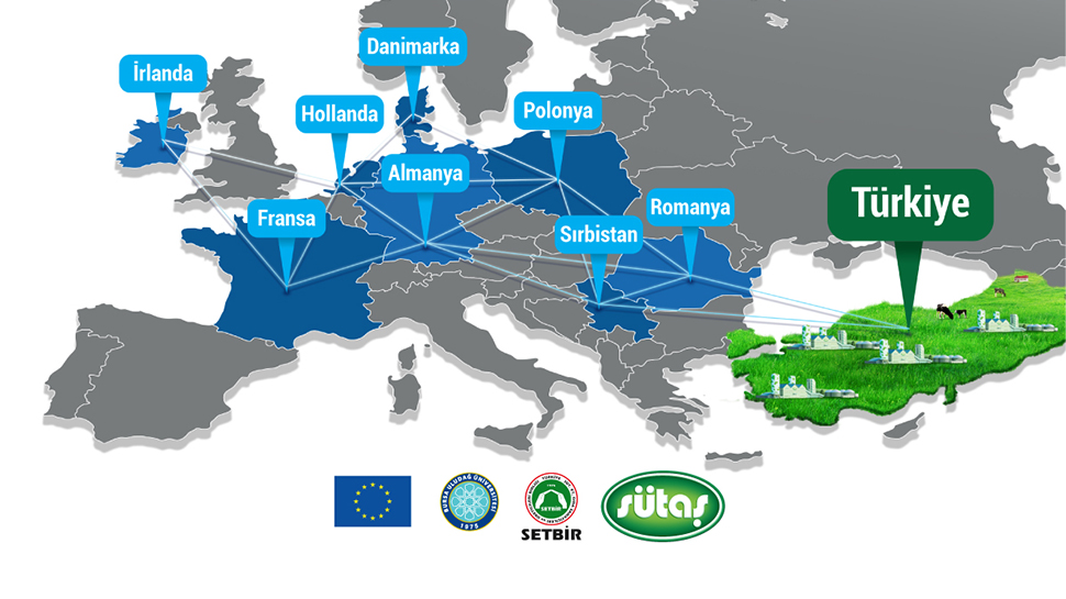 Süt ve Süt Ürünleri Sektöründe Avrupa Mükemmelliği Projesi”nin, Türkiye’deki sektör temsilcisi Sütaş oldu