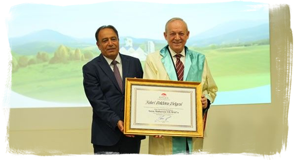 Bingöl Üniversitesi’nden Yönetim Kurulu Başkanımıza "Fahri Doktora" Bingöl Üniversitesi’nden Yönetim Kurulu Başkanımıza "Fahri Doktora"