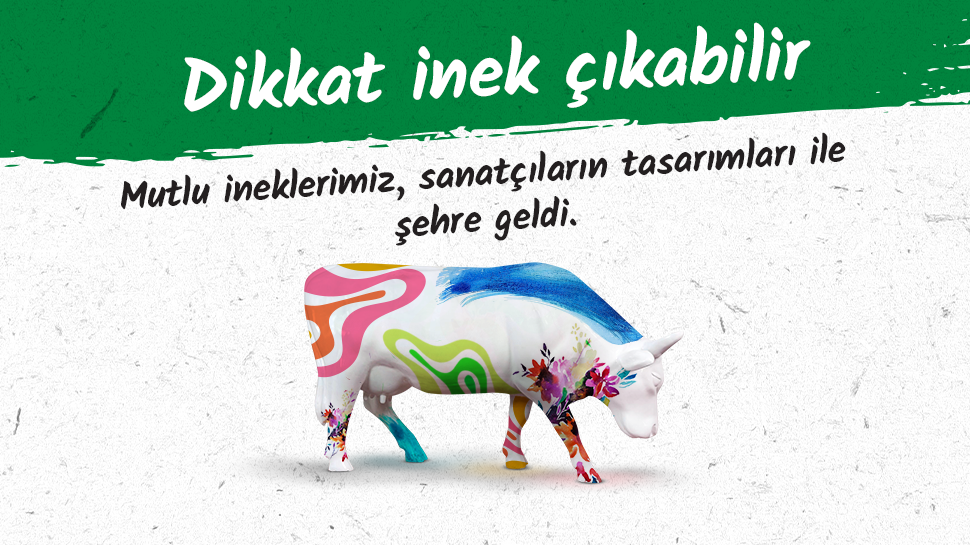 Sütaş'ın 50. Yılında, 50 Sanatçı İkonik İnek Heykellerini Yorumladı