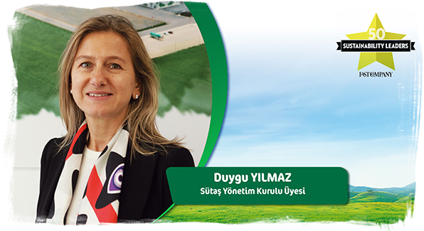 Yönetim Kurulu Üyemiz Duygu Yılmaz Bu Yıl da “Fast Company Türkiye Sürdürülebilirlik Liderleri 50” Listesinde! Yönetim Kurulu Üyemiz Duygu Yılmaz Bu Yıl da “Fast Company Türkiye Sürdürülebilirlik Liderleri 50” Listesinde!