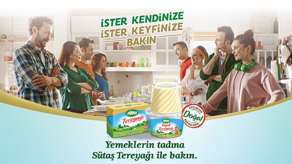 İster Kendinize İster Keyfinize Bakın, Yemeklerin Tadına Sütaş Tereyağı ile Bakın!