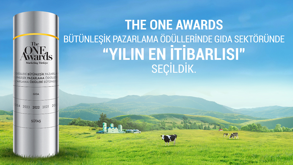 The ONE Awards Ödülleri’nde gıda sektöründe “Yılın En İtibarlısı” seçildik.