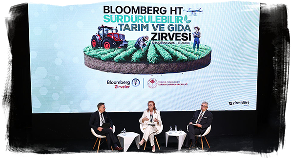 Sütaş Grubu Tarımsal Faaliyetler Başkanı S. Tarık Tezel “Bloomberg HT Sürdürülebilir Tarım ve Gıda Zirvesi”nde! Sütaş Grubu Tarımsal Faaliyetler Başkanı S. Tarık Tezel “Bloomberg HT Sürdürülebilir Tarım ve Gıda Zirvesi”nde!
