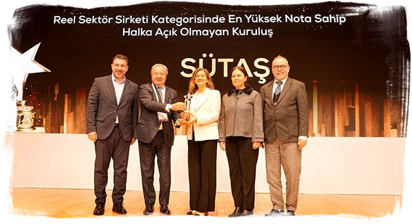 Türkiye Kurumsal Yönetim Derneği’nin Kurumsal Yönetim Ödülü, 10’uncu kez Sütaş’ın Oldu! Türkiye Kurumsal Yönetim Derneği’nin Kurumsal Yönetim Ödülü, 10’uncu kez Sütaş’ın Oldu!