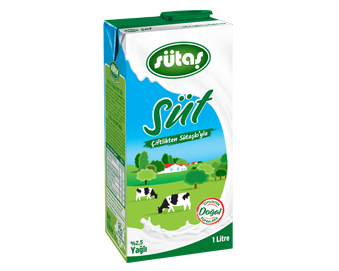 Sütaş 1000ml %2,5 Yağlı Süt