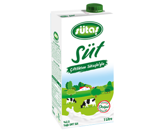 Sütaş 1000ml %2,5 Yağlı Süt Sütaş 1000ml %2,5 Yağlı Süt
