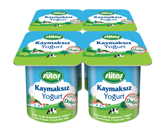 Sütaş Tam Yağlı Kaymaksız Yoğurt 4x125 g