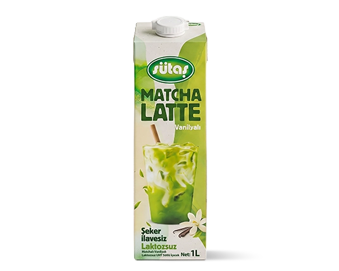 Sütaş Matcha Latte 1L laktozsuz ilave şekersiz